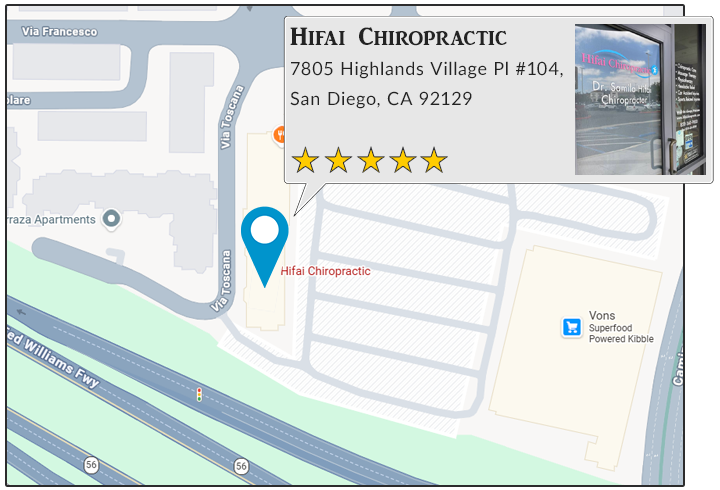 Hifai Chiropractic's location on google map