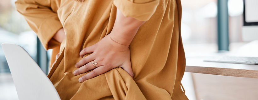 patient needing back pain in need of shockwave therapy in San Diego